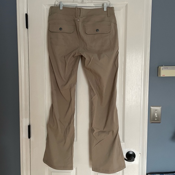 Prana Halle Hiking Convertible Pant in Tan (Regular Inseam) - Picture 2 of 9